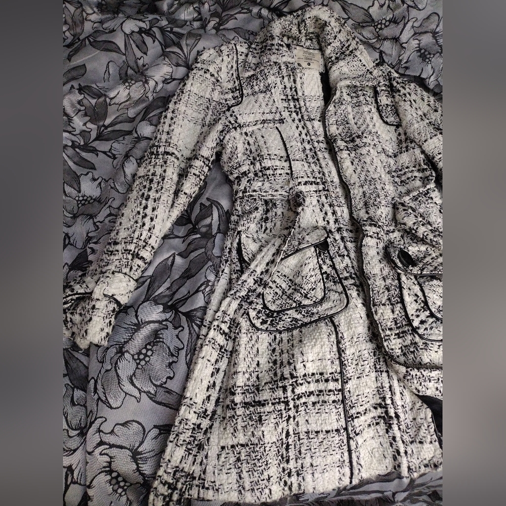 Tweed long coat